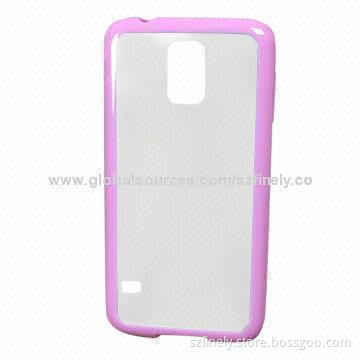 PC + TPU Cases for Samsung Galaxy S5， Matte PC case& Glossy TPU Case, Double Injection